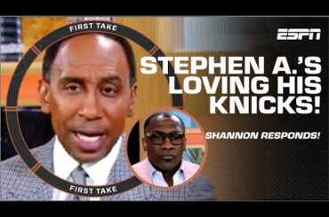 Stephen A. IS FIRED UP over Jalen Brunson and his New York Knicks! 🔥 | First Take