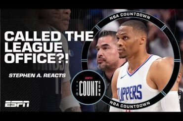 Stephen A. calls Russell Westbrook’s behavior ‘APPALLING’ and ‘INEXCUSABLE!’ | NBA Countdown