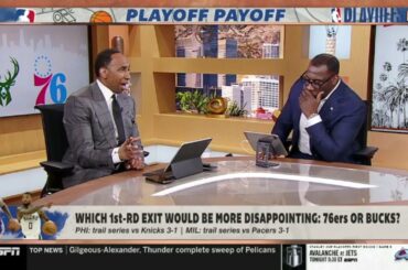 FIRST TAKE | Which 1st-RD exit would be more disappointing: Bucks or 76ers? - Stephen A. vs Shannon