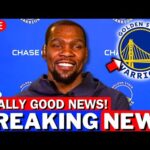 URGENT! WARRIORS MAKE BIG ANNOUNCEMENT ABOUT KEVIN DURANT! FINNALY FANS! GOLDEN STATE WARRIORS NEWS