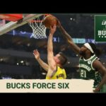 The Milwaukee Bucks avoid elimination by drubbing the Pacers to force a game 6