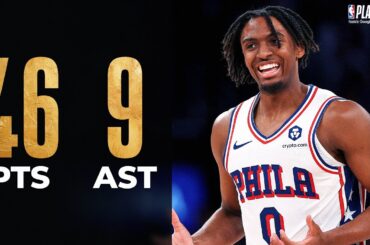 Tyrese Maxey's Playoff CAREER-HIGH Performance Keeps The 76ers Alive! 😤| April 30, 2024