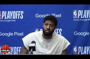 Paul George Reacts To The Clippers 116-111 Game 4 Win Over Mavericks. HoopJab NBA