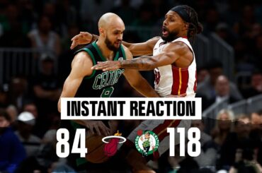 INSTANT REACTION: Celtics crush Heat to clinch series, Mike Gorman calls final game