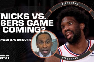 Stephen A. will be VERY, VERY NERVOUS if Knicks-76ers goes to Game 7️⃣ 😩 | First Take