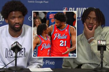 Joel Embiid & Tyrese Maxey FULL Postgame Presser After Game 6