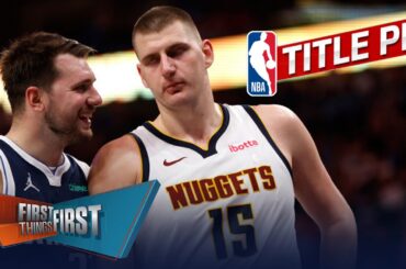 Celtics take a quarter, Mavs leap ahead of Nuggets in Nick's Title Pie | NBA | FIRST THINGS FIRST