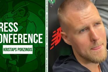 Kristaps Porzingis Calf Injury Update | Celtics Practice