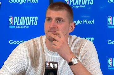 Nikola Jokic talks Game 1 Loss vs Timberwolves, Postgame Interview