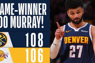 MURRAY FAZ GAME-WINNER SURREAL, E NUGGETS ELIMINAM LAKERS DOS PLAYOFFS!