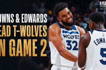 Anthony Edwards (27 PTS) & Karl-Anthony Towns (27 PTS) Stay Unbeaten In The Playoffs! 🔥| May 6, 2024