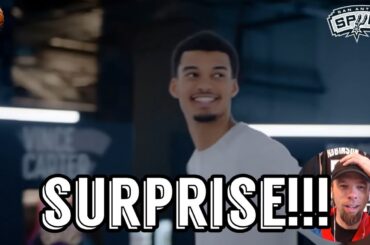 Spurs Fan Reaction Wemby’s Rookie of the Year Surprise by Fanatics!