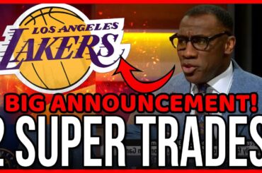 BIG SURPRISE! 2 TRADES FOR THE LAKERS! WELCOME! TODAY’S LAKERS NEWS