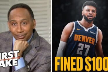 FIRST TAKE | "$100K is a joke!" - Stephen A. "SHOCKED" Jamal Murray only gets a fine, not suspension