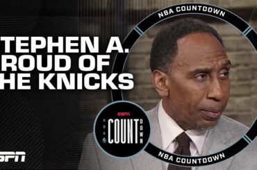 I'M JUST SO PROUD! 🙌 Stephen A. applauds the injury riddled Knicks | NBA Countdown