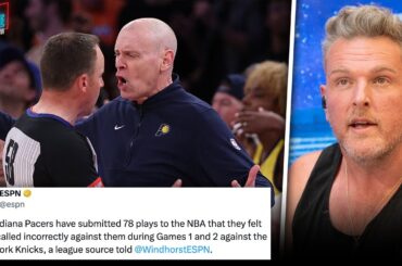 Pacers Submit Over 70 Review Plays Calls To NBA Office | Pat McAfee Show