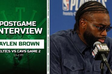 Jaylen Brown on UNACCEPTABLE Defensive Effort vs Cavs | Game 2 Postgame Interview