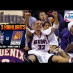 Sacramento Kings at Phoenix Suns - Full Highlights - 2001 Playoffs Round 1 Game 3