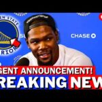 END OF THE ROMANCE! KEVIN DURANT ANNOUNCED ON WARRIORS! TRADE CONFIRMED? GOLDEN STATE WARRIORS NEWS