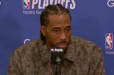 Kawhi Leonard talks Game 2 Loss vs Mavericks, Postgame Interview  🎤