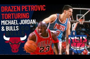 Drazen Petrovic Torturing Michael Jordan & Chicago Bulls