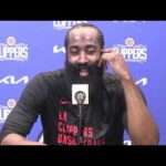 James Harden On If He Has Anything To Prove In The Playoffs, Breaks Down Kyrie & Luka Matchup.