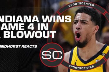 Pacers dominate Knicks in Game 4 to even series 🔥 Brian Windhorst reacts | SportsCenter