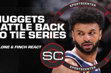 Nuggets & Timberwolves tied up after Denver’s Game 4 win 🏆 Malone & Finch speak | SportsCenter