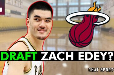 Draft Zach Edey? Miami Heat Draft Rumors Via ESPN NBA Mock Draft