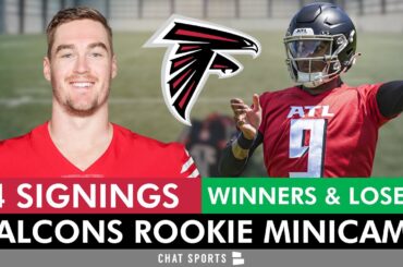 Falcons Sign 4 Players + Rookie Minicamp Winners & Losers Ft. Michael Penix