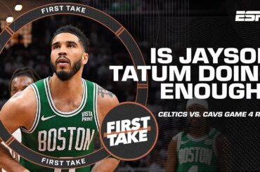 'INEFFICIENT!' 🗣️ Shannon NOT OVERWHELMED with Jayson Tatum's PERFORMANCE in Game 4 | First Take