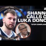 STOP ALL THE COMPLAINING! - Shannon Sharpe calls out Luka Doncic for Game 4 loss | First Take