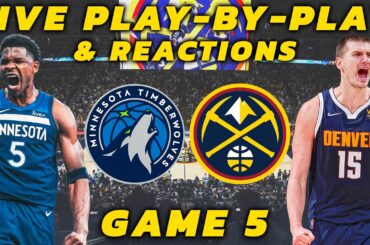 Minnesota Timberwolves vs Denver Nuggets | Live Play-By-Play & Reactions