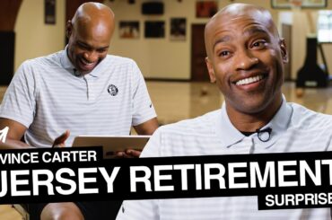 Vince Carter Jersey Retirement Surprise!