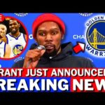 URGENT NEWS! KEVIN DURANT ANNOUNCED AT WARRIORS! STAR CONFIRMS COMEBACK? GOLDEN STATE WARRIORS NEWS