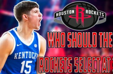 Who Should The Houston Rockets Select With Pick 3 In The 2024 NBA Draft!!