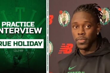 Jrue Holiday: Joe Mazzulla is Crazy | Celtics Practice Interview