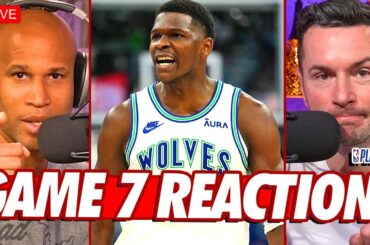 WOLVES STUN THE NUGGETS! | GAME 7 REACTION w/ JJ REDICK AND RICHARD JEFFERSON