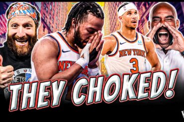 Knicks Fans Celebrate Chokers!