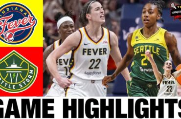 Indiana Fever vs Seattle Storm Highlights | Women Basketball | 2024 WNBA