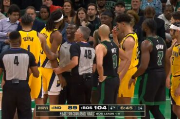 Celtics Pacers get heated and exchange words in Game 2 after players get tangled up