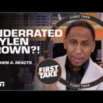 Stephen A. REVEALS SOURCES INFO when discussing ‘UNDERRATED’ Jaylen Brown 🍿 | First Take