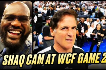 Shaq Reacts to Mavs vs. Timberwolves WCF Game 2 | SHAQ CAM 🎥