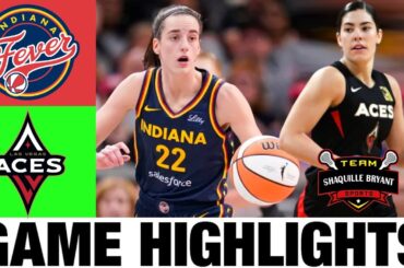 Indiana Fever vs Las Vegas Aces FULL GAME Highlights | Women's Basketball | 2024 WNBA