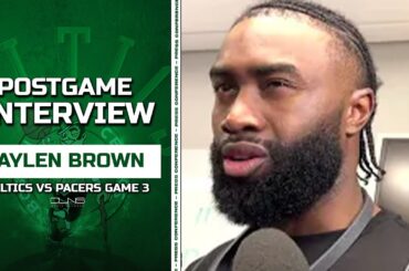 Jaylen Brown on Pacers: They "Turned into F----g Michael Jordan" | Celtics Game 3 Postgame Interview