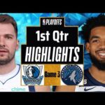 Dallas Mavericks vs Minnesota Timberwolves Game 3 Highlights 1st QTR | May 26 | 2024 NBA West Finals