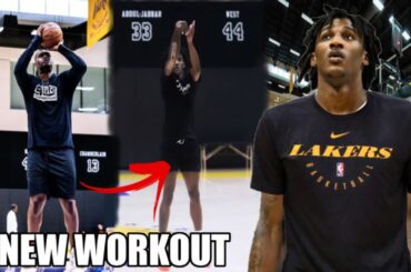 Los Angeles Lakers NEW 3&D Workout After MASSIVE DJ Burns Impresses ft. Redick, Lebron, & Bronny