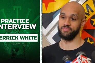 Derrick White: Not Hard for Kristaps Porzingis to Return to Lineup | Celtics Practice