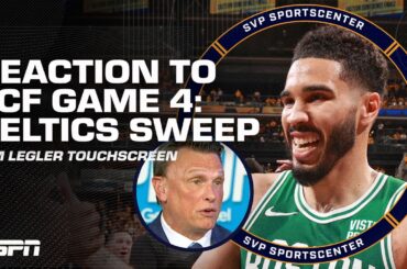 TIM LEGLER TOUCHSCREEN setting up Celtics win 👏 FULL REACTION to ECF Game 4 🔥 | SC with SVP