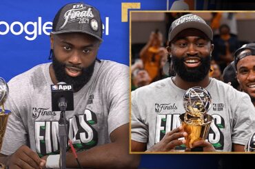 "I'm One Of The Best Two-Way Guards"- Jaylen Brown Talks Winning The ECF MVP, NBA Finals & More!